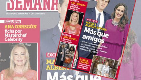 Malú, la nueva pareja sentimental de Albert Rivera, según la revista 'Semana'