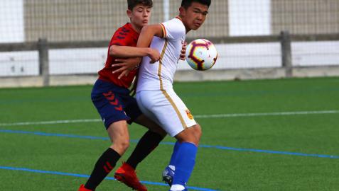 Osasuna acoge a la selección china sub-15 en El Sadar y Tajonar