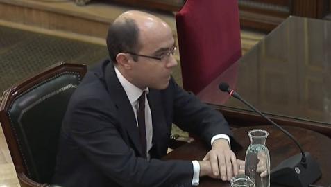 Felipe Martínez Rico, durante el juicio del procés.