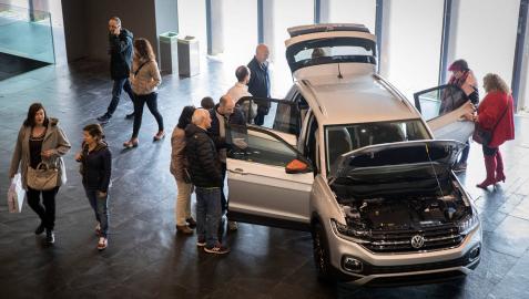 Presentación del nuevo modelo de Volkswagen, el T Cross, en Baluarte.