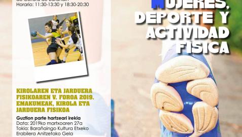 'Mujeres, deporte y actividad física', tema del IV Foro del Deporte de Barañáin