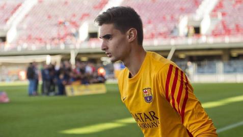 El navarro Jokin Ezkieta se perfila como suplente de Ter Stegen en el Valladolid-Barcelona