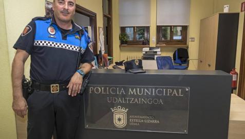 Pablo Salvatierra dimite como jefe de la Policía Municipal de Estella