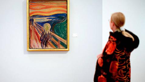 El curioso fenómeno escondido en el cielo rojizo de 'El grito' de Munch