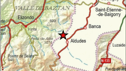 Se registra un terremoto de 3,7 grados en Bertizarana