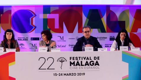 Lectura del fallo del palmarés del 22 Festival de Cine Málaga.