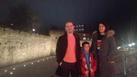 Una familia navarra en Southampton