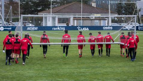 El vestuario de Osasuna se levanta con mensaje