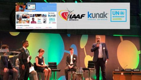 El director de Desarrollo de Negocio de Kunak, Miguel Escribano, intervino en la mesa redonda sobre calidad del aire