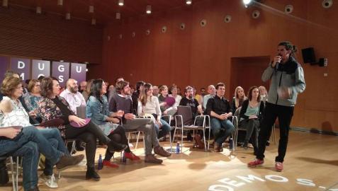 Podemos llama en Pamplona a