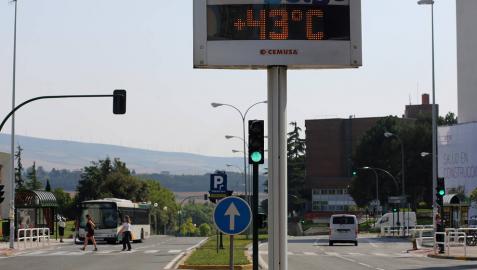 La primera ola de calor del verano dejará en Navarra temperaturas de hasta 40 grados