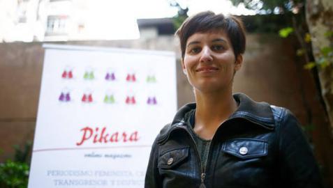 Charla en Pamplona con la coordinadora de la revista feminista Pikara