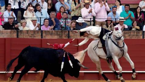 Triunfo de Guillermo Hermoso de Mendoza y orgullo de Pablo en Sevilla
