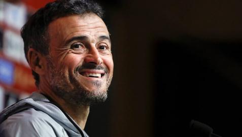 Luis Enrique, seleccionador español.