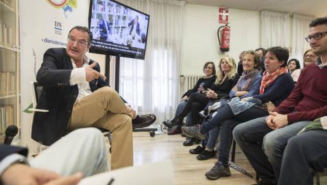 “San Fermín es el ambiente perfecto para una novela negra”