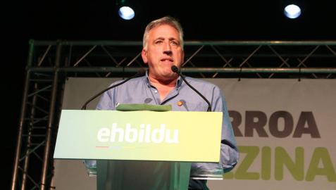 Asiron (EH Bildu) valora los resultados de EH Bildu, insuficientes para revalidar cargo