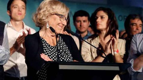Carmena pierde el Ayuntamiento de Madrid frente a PP, Ciudadanos y Vox