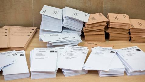 Papeletas para votar en las elecciones generales del 28A