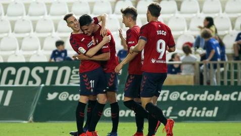 Fotos de la victoria del equipo navarro en el Nuevo Arcángel que le ha dado el título de la Liga 1/2/3.