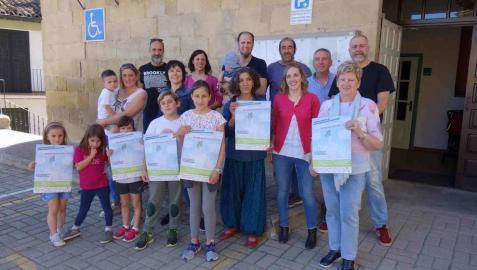 Un momento de la presentación del Día del Medioambiente en Mendigorría.