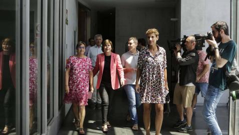 Geroa Bai exige a Chivite un gobierno de coalición con consejeros nacionalistas.
