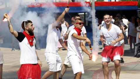 Galería de fotos del cohete de fiestas de Beriain 2019