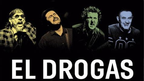 El Drogas y su banda, en el cartel anunciador de su nueva gira.