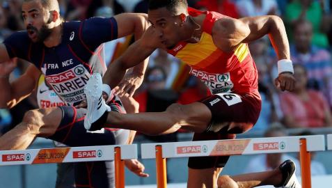 Orlando Ortega bronce en 110 metros vallas