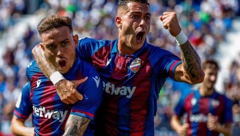 El Levante deja tocado al Leganés y a Pellegrino
