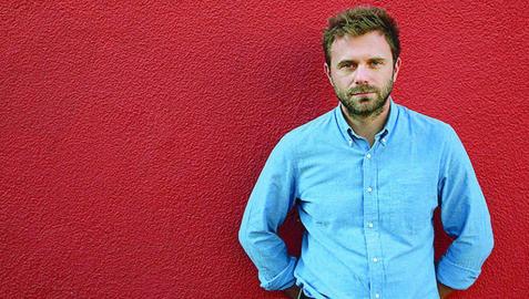 El italiano Paolo Giordano, en el club de lectura de Diario de Navarra
