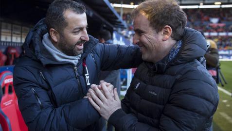 Las 'flores' de Diego Martínez a Braulio Vázquez y Jagoba Arrasate