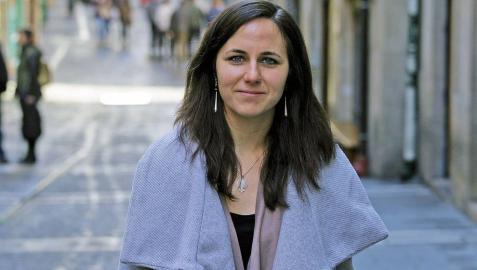 La candidata al Congreso de Unidas Podemos por Navarra, Ione Belarra