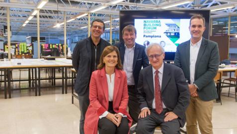 Wolfgang Feist inaugura Navarra Building Forum en la Universidad de Navarra