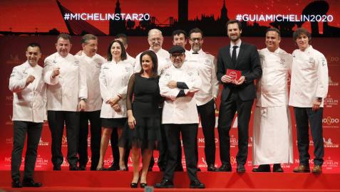El chef navarro Jesús Sánchez consigue la 3ª estrella Michelin para el 'El Cenador de Amós' El chef navarro Jesús Sánchez consigue la 3ª estrella Michelin para el 'El Cenador de Amós'