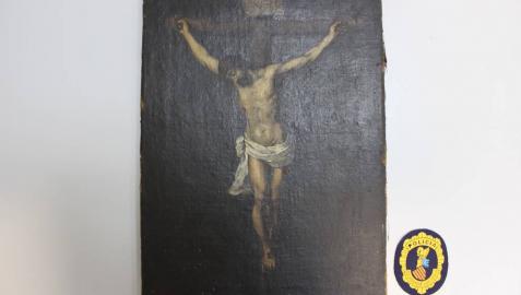 Imagen del falso cuadro de Murillo.