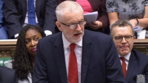 El líder laborista británico, Jeremy Corbyn.