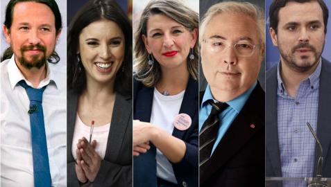 Unidas Podemos ya tiene sus ministros: Iglesias, Montero, Díaz, Castells y Garzón