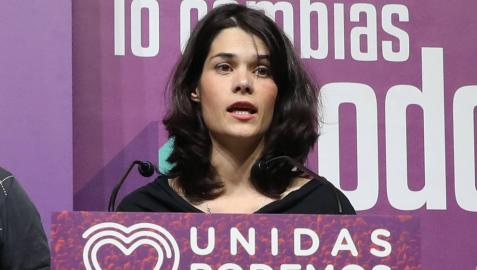 La portavoz de Podemos en la Asamblea de Madrid, Isa Serra.