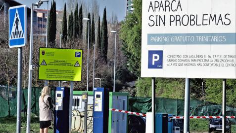 Parking y villavesa gratis en Trinitarios