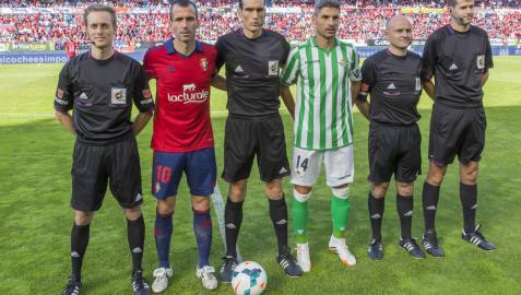 Patxi Puñal, Martínez Munuera y Salva Sevilla.