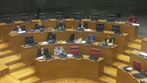 EH Bildu se ausenta del pleno del Parlamento de Navarra por la huelga del 30 de enero