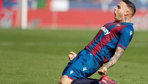 Dos chispazos le bastan al Levante para ganar al Leganés