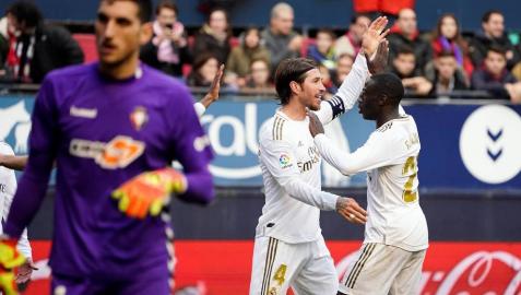 Galería de fotos del partido Osasuna-Real Madrid disputado en El Sadar y correspondiente a la jornada 23 de LaLiga Santander.