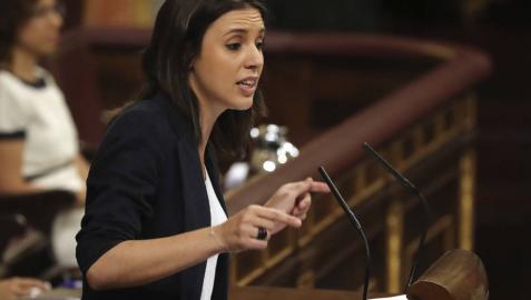 Bromas en Twitter por el larguísimo discurso de Irene Montero