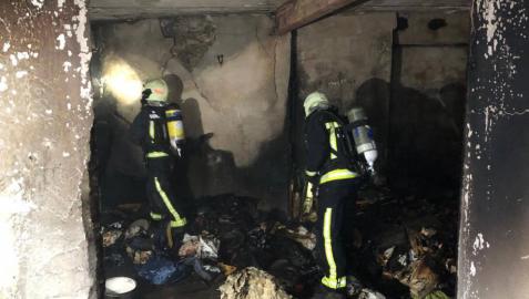 Desalojadas tres viviendas por un incendio en Abárzuza