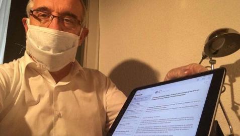 El alcalde de Pamplona sigue ingresado por coronavirus