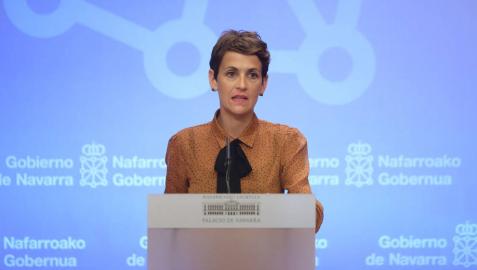Chivite pide a Sánchez aclarar en la Comisión del Convenio las ayudas a Navarra