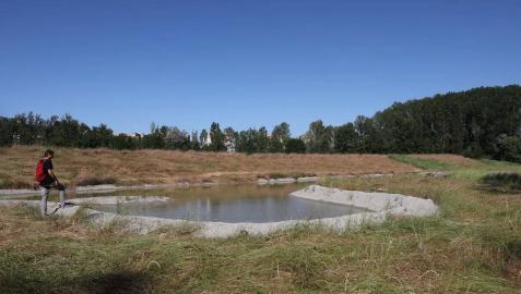 Huarte recupera como parque el meandro de Areacea