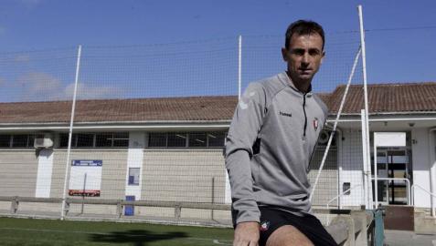 Santi Castillejo, en Tajonar. Santi Castillejo, en Tajonar.