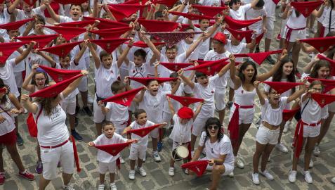 Todas las imágenes del comienzo de las fiestas patronales de Puente la Reina 2018